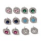 Brass Micro Pave Cubic Zirconia Stud Earrings(EJEW-G471-05P)-2