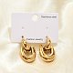 304 de acero inoxidable aretes(EJEW-M073-04G-02)-1