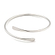 Non-Tarnish 304 Stainless Steel Cuff Bangles(BJEW-P331-10P)-2