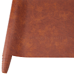 PU Leather Sheets, DIY Craft Fabric, Rectangle, Chocolate, 1350x300mm(DIY-CL0002-50A)