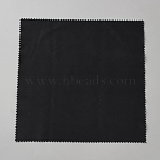 Microfiber Eyeglass Clean Cloth, Square, Black, 200x200x0.3mm(AJEW-WH20130-68G)