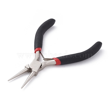 5 inch Carbon Steel Rustless Round Nose Pliers for Jewelry Making Supplies(P035Y-1)-4