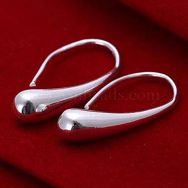 Silver Color Plated Brass Dangle Earrings(EJEW-BB11917)-3