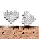 Brass Micro Pave Clear Cubic Zirconia Charms(KK-F871-46P)-3