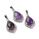 Natural Amethyst Pendants(G-H283-04P-23)-1