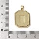 Brass Micro Pave Cubic Zirconia Pendants(KK-K385-026G)-4