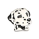 Dog Enamel Pin with Brass Butterfly Clutches(JEWB-A006-04A)-1