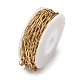 304 Stainless Steel Textured Cable Chains(CHS-G050-06G)-3
