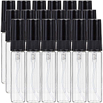 Mini Refillable Glass Spray Bottles, with Plastic Fine Mist Sprayer & Dust Cap, for Perfume, Essential Oil, Clear, 7.65x1.4cm, Capacity: 5ml(MRMJ-BC0002-12B)