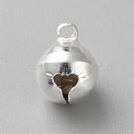 Alloy Pendants, Bell, Silver, 12.5x9.5mm, Hole: 1.8mm(FIND-TAC0026-16C-S)