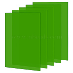 Acrylic Plate, Acrylic Sheet, for Craft Projects, Signs, DIY Projects, Rectangle, Green, 300x200x3mm(AJEW-WH0541-27B-01)