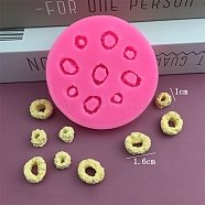 Cookies DIY Food Grade Silicone Fondant Molds, for Chocolate Candy Making, Ring, 70x10mm, Inner Diameter: 10~16mm(PW-WG85103-07)