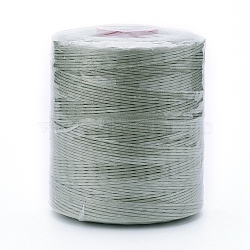 Waxed Polyester Cord for Jewelry Making, Flat, Dark Sea Green, 0.7mm, about 743.65 yards(680m)/roll(YC-F002-105)