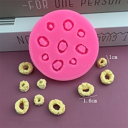 Cookies DIY Food Grade Silicone Fondant Molds, for Chocolate Candy Making, Ring, 70x10mm, Inner Diameter: 10~16mm(PW-WG85103-07)