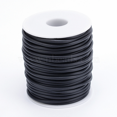3mm Black Rubber Thread & Cord