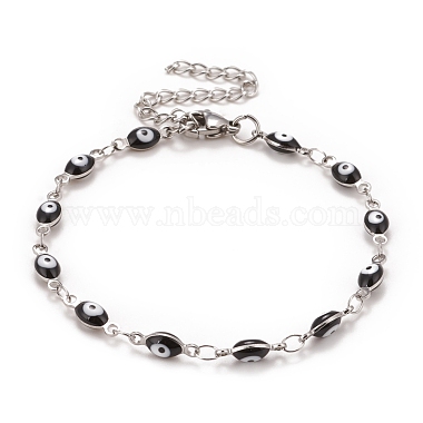 Black 304 Stainless Steel Bracelets