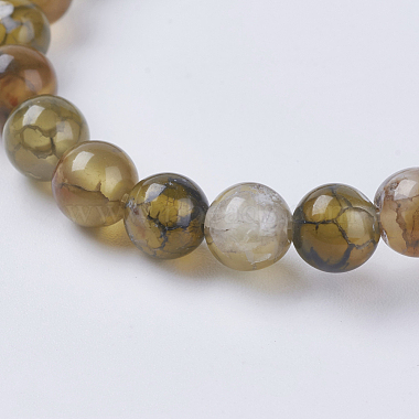 Chapelets de perles veines de dragon en agate naturelle(X-G-G515-6mm-02B)-3