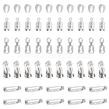 Stainless Steel Color Stainless Steel Folding Crimp Ends