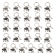 Nbeads Elephant Stitch Markers(KEYC-NB0001-37)-1