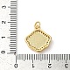 Rack Plating Brass Cubic Zirconia Pendants(KK-K385-080G)-4