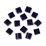 2-Hole Glass Seed Beads, Antique Style, Rectangle, Indigo, 5x4.5~5.5x2~2.5mm, Hole: 0.5~0.8mm(SEED-S023-26C-07)