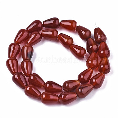 Natural Red Agate Carnelian Beads Strands(G-S359-245B)-2