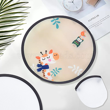 Sublimation Blank Polyester Folding Fan(AJEW-WH0010-57A)-5