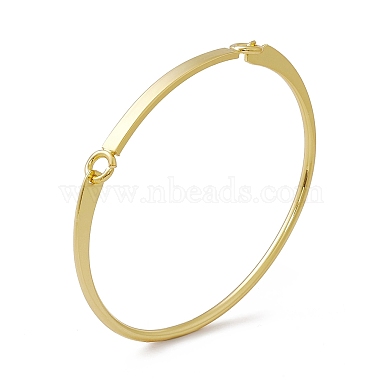 Rack Plating Brass Arch Link Bangle for Womwen(BJEW-M229-28G)-4