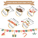 Mega pet 10шт 5 стиля рождественские темы сплава эмалевые кольца для салфеток(AJEW-MP0001-31)-3