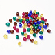 Perles de verre craquelé peintes(DGLA-X0006-6mm-05)-2
