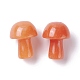 Натуральный красный авантюриновый гриб гуаша камень(G-D456-26K)-2