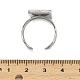 304 Stainless Steel Cuff Ring Components(X-STAS-U059-02P)-3