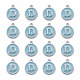 Emaille Charms aus platinierter Legierung(X-ENAM-S118-04D-P)-2