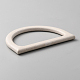 D Shaped Plastic Imitation Wood Bag Handles(FIND-WH0111-301A)-2