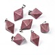 Natural Rhodochrosite Pendants(X-G-N326-107B)-1