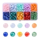 600pcs 10 couleurs perles acryliques rondes imitation pierres précieuses(OACR-YW0001-93)-1