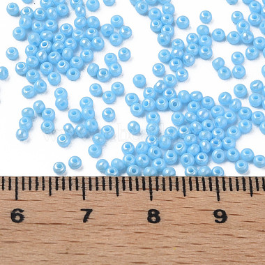 11/0 Czech Opaque Glass Seed Beads(SEED-N004-003B-20)-6