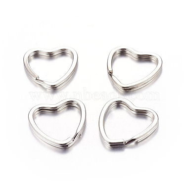 Platinum Heart Iron Clasps