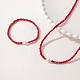 Glass Beaded Stretch Bracelets & Beaded Necklaces(SS0956-1)-2