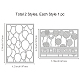 2Pcs 2 Styles Carbon Steel Cutting Dies Stencils(DIY-WH0309-767)-6
