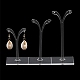 3Pcs 3 Sizes Plastic Earring Display Stands(EDIS-YW0001-03)-1