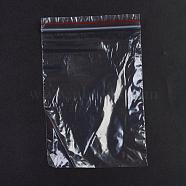 Plastic Zip Lock Bags, Resealable Packaging Bags, Top Seal, Self Seal Bag, Rectangle, Red, 15x10cm, Unilateral Thickness: 1.1 Mil(0.028mm)(OPP-G001-E-10x15cm)