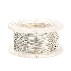 Round Copper Craft Wire, for Jewelry Making, Long-Lasting Plated, Old Lace, 26 Gauge, 0.4mm, about 65.61 Feet(20m)/roll(X-CWIR-C001-01A-11)