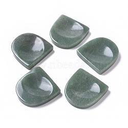 Natural Green Aventurine Massager, Worry Stone for Anxiety Therapy, Half Round, 45x44x8mm(DJEW-F008-C02)