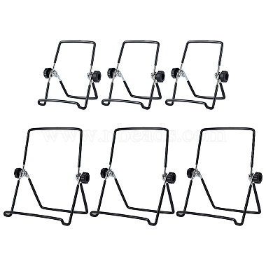 6Pcs 2 Colors Iron Mobile Phone Holders(AJEW-WA0001-58)-1