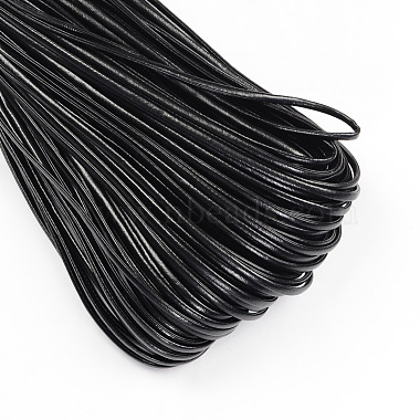 4mm Black Imitation Leather Thread & Cord