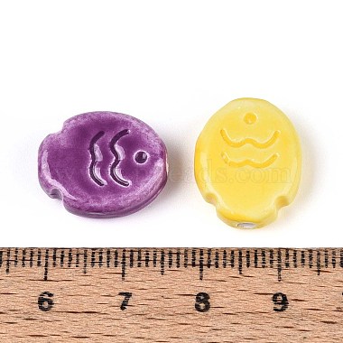 Handmade Porcelain Ceramic Beads(X-PORC-T133-24M)-3