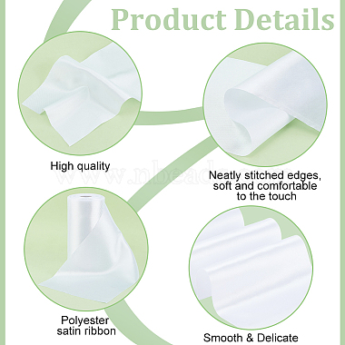 Polyester Satin Ribbon(OCOR-WH0105-015C)-3