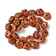 Natural Red Jasper Beads Strands(G-H023-B04-01)-3