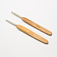 Bamboo Handle Iron Crochet Hook Needles(TOOL-R034-3.5mm)-1